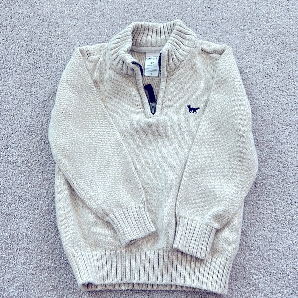 Carter’s Toddler Half Zip Sweater